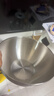 炊大皇316不銹鋼盆料理盆加厚加深洗菜盆和面盆打蛋沙拉盆廚房家用22cm 曬單實(shí)拍圖