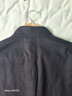 才子（TRIES）【夾棉】男士毛呢大衣中長(cháng)款西服領(lǐng)春秋保暖側邊口袋商務(wù)休閑外套 黑色 2XL 180/96Y 曬單實(shí)拍圖