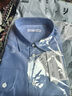 HLA海瀾之家長(cháng)袖襯衫男秋季輕商務(wù)經(jīng)典系列純棉襯衣男新年 曬單實(shí)拍圖