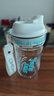 cica搖搖杯蛋白粉健身運動(dòng)水杯男女士tritan塑料攪拌水杯子夏季耐高溫 （進(jìn)口Tritan材質(zhì)）白色 420ml 曬單實(shí)拍圖