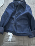 優(yōu)衣庫女裝休閑短茄克/巴恩風(fēng)外套夾克26春夏新款483807 484664 484664/69 藏青色(牛仔色) L 曬單實(shí)拍圖