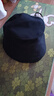 CACUSS帽子女士春秋遮陽(yáng)帽戶(hù)外騎行防紫外線(xiàn)太陽(yáng)帽防曬漁夫帽盆帽 黑大 曬單實(shí)拍圖