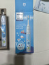 飛利浦（PHILIPS）兒童聲波震動(dòng)電動(dòng)牙刷 男孩/女孩生日禮物 適用兒童青少年 2種模式溫和清潔 新款兒童小飛刷HX5232藍色 曬單實(shí)拍圖