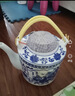 古笙記 超大容量陶瓷茶壺家用景德鎮泡茶壺耐高溫涼水壺青花冷水壺大號 青花纏蓮 2L 曬單實(shí)拍圖