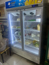北極熊（BEIJIXIONG）展示柜冷藏柜冰柜商用飲料柜直冷風(fēng)冷風(fēng)直冷保鮮柜超市玻璃門(mén)冰箱立式啤酒柜 大雙門(mén)下機純風(fēng)冷無(wú)霜藍白款（888L） 曬單實(shí)拍圖