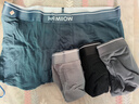 貓人【精梳棉-安心品質(zhì)】男士?jì)妊澞屑兠揲L(cháng)效抗菌蠶絲襠男生四角短褲 曬單實(shí)拍圖