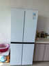 榮事達360/586升十字門(mén)風(fēng)冷無(wú)霜冰箱家用一級能效節能省電雙變頻雙循環(huán)超薄嵌入式冰箱四門(mén)法式對開(kāi)靜儲 360升白【一級節能 風(fēng)冷無(wú)霜 59公分超薄嵌入】 曬單實(shí)拍圖
