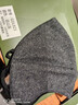 【361制造商】冬季桑蠶絲羊毛雙層保暖口罩親膚防寒騎行護臉面罩 【深咖色】真絲羊毛口罩 曬單實(shí)拍圖