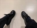 奧康（Aokang）官方男士商務(wù)通勤系帶舒適休閑皮鞋透氣西裝牛皮鞋爸爸 黑色 42 曬單實(shí)拍圖