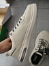 花花公子（PLAYBOY）男鞋子男2026春夏季爆款休閑鞋男士潮流板鞋男商務(wù)小白鞋 米色 44 曬單實(shí)拍圖