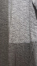 優(yōu)衣庫女裝竹節紗V領(lǐng)T恤/短袖26春夏新款483460 03 灰色 M 曬單實(shí)拍圖