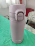 虎牌（TIGER）保溫杯清新簡(jiǎn)約風(fēng)便攜小巧彈蓋男女水杯MKR-W035-PRT玫瑰粉350ML 曬單實(shí)拍圖