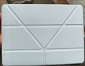 歐萊微光新款ipadpro四角防撞雙面夾適用Air6/7保護套折疊iPad11保護套por1寸殼磁吸蘋(píng)果10代輕薄防彎mini 藍色 iPad Air4/5/6/7(11寸） 曬單實(shí)拍圖
