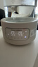 摩飛電器（Morphyrichards）全玻璃養生壺恒溫水壺家用燒水壺多段控溫電熱水壺極速風(fēng)冷沖奶泡奶機MR5602 1.2L 椰奶白 曬單實(shí)拍圖