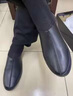 卡帝樂(lè)鱷魚(yú)（CARTELO）休閑皮鞋男真皮男鞋單層牛皮一腳蹬懶人鞋透氣夏季軟底老北京布鞋 黑色 38 曬單實(shí)拍圖
