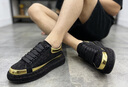 奢米頓高端板鞋男春秋2026新款潮牌時(shí)尚松糕鞋男百搭運動(dòng)休閑商務(wù)鞋 黑金標準版 38 曬單實(shí)拍圖