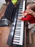 特倫斯（Terence）電鋼琴88鍵重錘折疊電子鋼琴V70成人兒童便攜式電鋼 曬單實(shí)拍圖