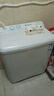 海爾（Haier）半自動(dòng)雙桶洗衣機 10KG 雙電機雙缸 家電國家補貼以舊換新京東自營(yíng) XPB100-81D2 曬單實(shí)拍圖