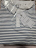 LOVER RUCCI純棉翻領(lǐng)條紋寬松打底衫女長(cháng)袖t恤上衣外穿中年洋氣polo領(lǐng)春秋衣 藍色條紋 3XL 建議135-150斤 曬單實(shí)拍圖