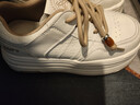 百思圖2026春季商場(chǎng)新款松糕厚底板鞋小白鞋運動(dòng)女休閑鞋D3851AM6 米/杏 33 曬單實(shí)拍圖