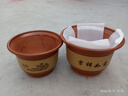 陶瓷大花盆家用落地蘭花多肉盆紫砂粗砂花盆特價(jià)清倉大口徑花盆 大小口徑25+28兩個(gè)盆+托盤(pán) 曬單實(shí)拍圖