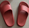 樸西香蕉船涼拖鞋女士浴室不易滑居家室內四季情侶拖鞋男 紅色 35-36 曬單實(shí)拍圖