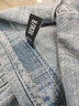 森馬（Semir）森柔|牛仔襯衫女春中長(cháng)款oversize落肩長(cháng)袖衣服襯衣103125105002 曬單實(shí)拍圖