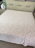 雅鹿A類(lèi)純棉提花床單單件100全棉高級感被單加厚單雙人宿舍床笠三件套 繁花盈然-粉【全棉面料 精美提花】 245*250cm【單床單】 曬單實(shí)拍圖