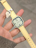 歌莉侑（GCCLIYO）手表女生高顏值可愛(ài)小眾原創(chuàng  )初高中生女新款石英皮帶腕表閨蜜禮物 芝士黃【奶杏禮盒】 曬單實(shí)拍圖