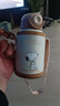 史努比（SNOOPY）兒童保溫杯帶吸管直飲男女小學(xué)生316不銹鋼喝水杯子雙蓋壺500ml咖 曬單實(shí)拍圖