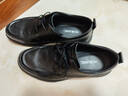 奧康官方旗艦店男鞋 春夏季鏤空透氣商務(wù)正裝皮鞋舒適真皮打孔工裝鞋 黑色 39 (245mm) 曬單實(shí)拍圖