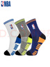 NBA襪子男士中筒時(shí)尚運動(dòng)襪秋冬毛圈加厚毛巾底防滑跑步籃球棉襪3雙 曬單實(shí)拍圖
