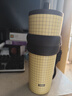 世大家保溫杯女士水杯格紋系列高顏值吸管杯316不銹鋼便攜咖啡杯 曬單實(shí)拍圖