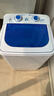 長(cháng)虹單桶洗衣機全半自動(dòng)小型迷你洗脫一體內衣褲洗襪子神器母嬰兒童學(xué)生宿舍出租房洗衣機藍光抑菌 藍色7.2KG【不銹鋼甩桶】+藍光抑菌+強勁電機 曬單實(shí)拍圖