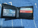 海瀾之家【生日禮物】錢(qián)包男真皮牛皮錢(qián)夾生日禮物零錢(qián)包多卡位卡包 燙印黑短款【馬上有錢(qián)禮盒】 曬單實(shí)拍圖