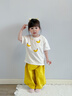 幼歌（YOUGE）夏季新品嬰幼兒撞色卡通水果圓領(lǐng)短袖百搭T 快樂(lè )香蕉 （66-80肩開(kāi)扣） 90 cm 曬單實(shí)拍圖