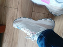 斯凱奇（Skechers）奶茶熊女鞋春厚底老爹鞋軟底百搭熊貓鞋休閑運動(dòng)鞋149238 37 曬單實(shí)拍圖