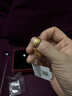 周六福5G工藝黃金耳環(huán)女車(chē)花素圈生日禮物計價(jià)A0913146 一對 約2.02g  曬單實(shí)拍圖