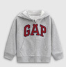 蓋璞（GAP）男女幼童2026春季新款logo毛圈寬松連帽衫兒童裝衛衣860963 曬單實(shí)拍圖