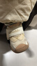 基諾浦兒童步前鞋 男女寶寶春秋款軟底透氣嬰兒鞋 可愛(ài)卡通學(xué)步鞋GB2388 蛋糕米/象牙白 19.5 120mm 適合腳長(cháng)116-124mm 曬單實(shí)拍圖