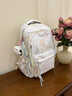 viney雙肩包女休閑學(xué)生高中初中書(shū)包大容量輕便旅行背包生日禮物送女友 曬單實(shí)拍圖