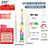 愛(ài)吃魚(yú)（aichiyu）自制風(fēng)箏材料包手工diy風(fēng)箏兒童純白涂鴉風(fēng)箏diy手工制作材料包 曬單實(shí)拍圖