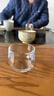 耐熱玻璃茶杯果酒杯白酒杯套裝品茗杯主人杯喝水杯水晶杯泡茶杯子 扳指水晶杯 100ml 6只 曬單實(shí)拍圖