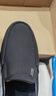 鮟鱇 男鞋中老年爸爸鞋休閑大碼舒適老人老北京布鞋單AK7205 黑色 41  曬單實(shí)拍圖