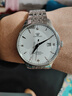 天王（TIAN WANG）手表男士 生日禮物昆侖系列商務(wù)機械男表白色GS5876S.D.S1.W-1 曬單實(shí)拍圖