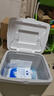探險者（TAN XIAN ZHE）保溫箱車(chē)載冰箱戶(hù)外露營(yíng)冰塊冷藏箱擺攤專(zhuān)用便攜冰桶保鮮保冷箱 13L抹茶色【冰晶盒*1+冰袋*8】 曬單實(shí)拍圖