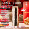 飛劍（feijian）純鈦保溫杯男士大容量燜茶鈦杯茶水分離新年高檔禮盒套裝辦公水杯 炫目銀390ml「贈暖香袋泡茶20泡+皮質(zhì)杯套」新年禮盒裝 曬單實(shí)拍圖
