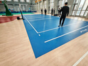 勁踏（JINTA）羽毛球地膠室內可收卷pvc塑膠運動(dòng)地板乒乓球氣排匹克球場(chǎng)地膠墊 羽毛球地膠-水晶沙4.5mm 曬單實(shí)拍圖