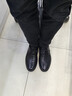 百麗男鞋商場(chǎng)同款舒軟牛皮革通勤商務(wù)休閑正裝皮鞋7GM01CM1 黑單里 42 曬單實(shí)拍圖