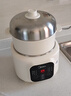 美的電燉鍋電蒸鍋煮鍋母嬰蒸燉一體電燉盅煲湯燉湯0涂層不銹鋼電火鍋輔食鍋煮粥隔水燉直燉湯鍋DZE1088 曬單實(shí)拍圖